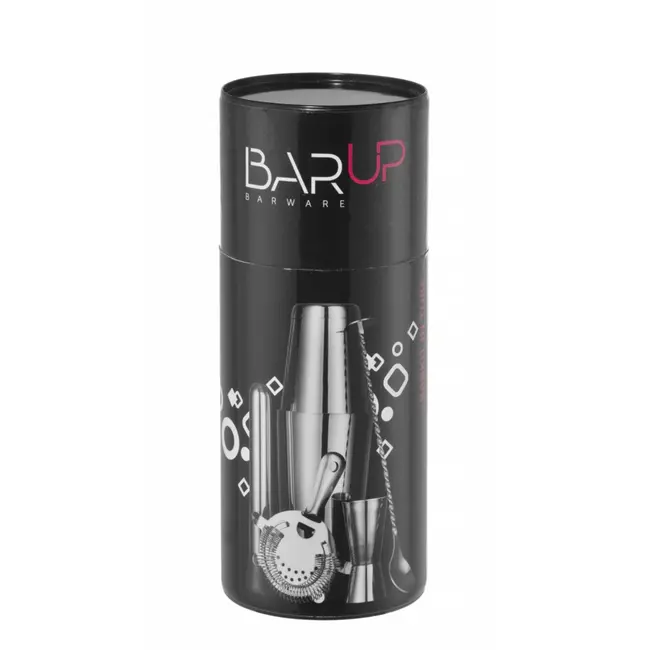 BarUp Complete barkit in buis – roestvast staal – 5 items – vaatwasmachinebestendig