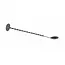 BarUp Barlepel met stamper – spiraalvormige handgreep – mat zwart – 280 mm