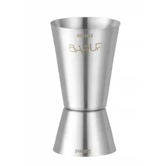 BarUp Klassiek barmaatje – roestvast staal – 25/50 ml – vaatwasmachinebestendig