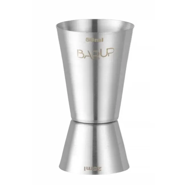 BarUp Klassiek barmaatje – roestvast staal – 25/50 ml – vaatwasmachinebestendig