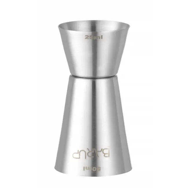 BarUp Klassiek barmaatje – roestvast staal – 25/50 ml – vaatwasmachinebestendig