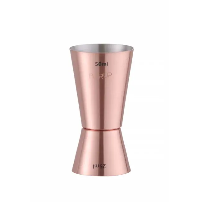 BarUp Barmaatje 25/50 ml koper met gepolijste afwerking voor cocktails