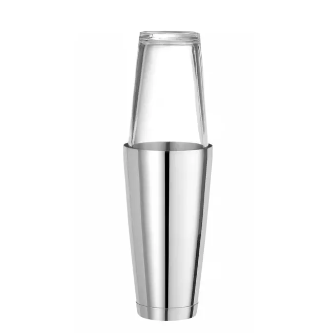 BarUp Boston shaker – roestvast staal – verzwaarde cup – 0,8L – vaatwasmachinebestendig