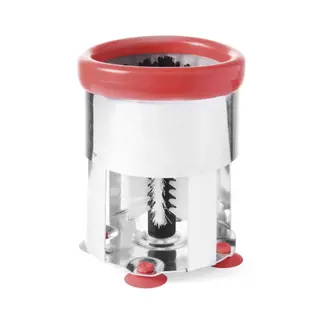 BarUp Ronde glazenspoelborstel – aluminium en nylon – met zuignappen – Ø150x(H)190mm