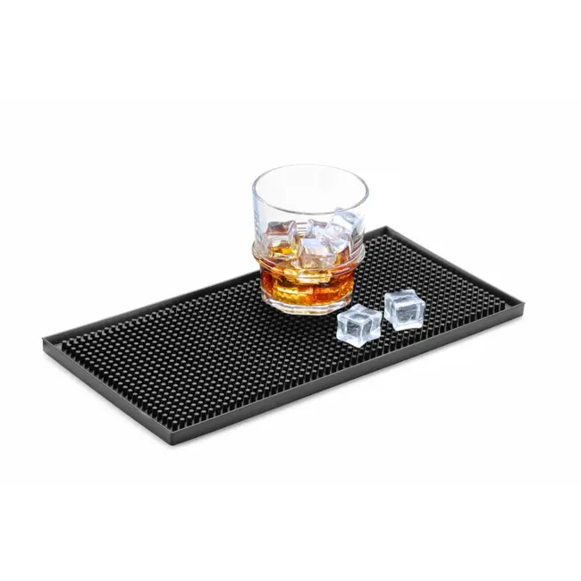 BarUp Rubberen barmat – hygiënisch en slijtvast – zwart – 300x150 mm