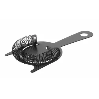 BarUp Hawthorne strainer – zwart – roestvast staal – 160x75 mm – eenvoudig te reinigen