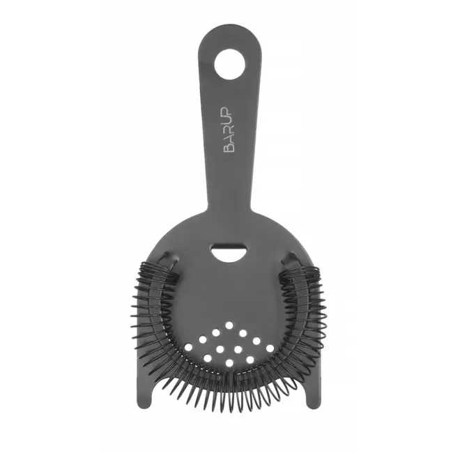 BarUp Hawthorne strainer – zwart – roestvast staal – 160x75 mm – eenvoudig te reinigen