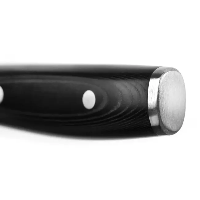 Yaxell Ran Messenset – Giftset – 2-delig – Messenslijper en Universeelmes 12 cm – 69 Lagen Damaststaal – VG10 Staal – 61 HRC – Canvas-Micarta Heft