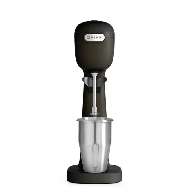 HENDI Stijlvolle milkshakemixer – BPA-vrij – 2 snelheden – 0,5L – zwart