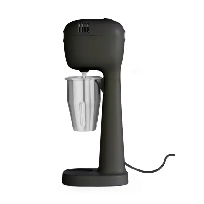 HENDI Stijlvolle milkshaker – krachtige motor – 2 snelheden – zwart – 170x196x490 mm