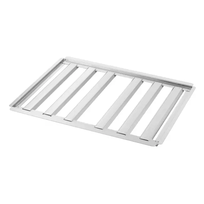 HENDI Vlamverdeler – Roestvast staal – Geschikt voor Green Fire Profi Line – 650x530 mm