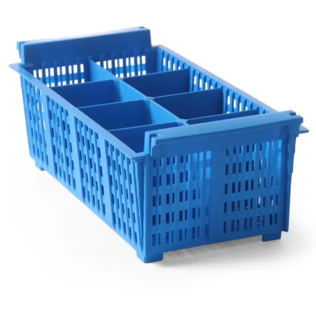 HENDI Bestekkorf – 8 vakken – met handgreep – 425x205x150 mm – kunststof