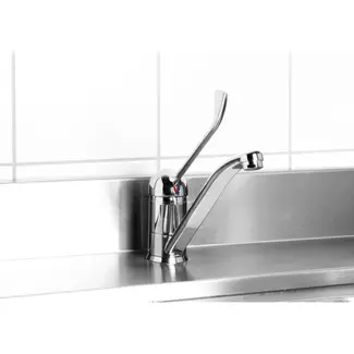 HENDI Mengkraan met lange hendel – draaibaar – radius 215 mm – ø35 mm montagesgat