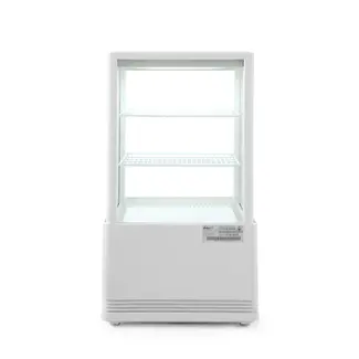 Arktic Koelvitrinekast 58 l wit met 2 verstelbare schappen en led