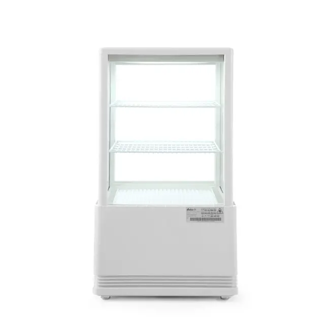 Arktic Compacte koelvitrine – 58L – wit – dubbelglas – LED-verlichting – energiezuinig