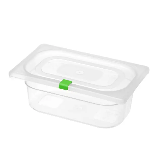 HENDI Dekselclips voor HACCP voorraaddozen – groen – set van 12 stuks