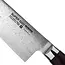 Yaxell Super Gou Santoku Koksmes – 12,5 cm – 161 Lagen Damaststaal – SG2 Staal – 63 HRC – Canvas-Micarta Heft
