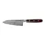 Yaxell Super Gou Santoku Koksmes – 12,5 cm – 161 Lagen Damaststaal – SG2 Staal – 63 HRC – Canvas-Micarta Heft