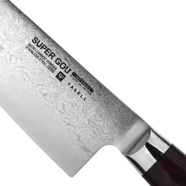 Yaxell Super Gou Messenset – Giftset – 2-delig – Koksmes 20 cm & Universeelmes 12 cm – 161 Lagen Damaststaal – SG2 Staal – 63 HRC – Canvas-Micarta Heft