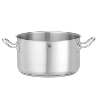 HENDI Kookpan middel – 6L – zonder deksel – inductiegeschikt – koelblijvende handgrepen