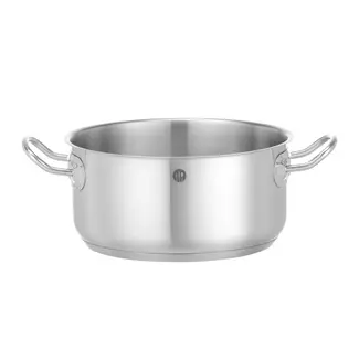 HENDI Kookpan laag – zonder deksel – 2,9L – inductiegeschikt – koelblijvende handgrepen – ⌀200mm