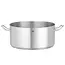 HENDI Kookpan laag – zonder deksel – 12L – inductiegeschikt – koelblijvende handgrepen