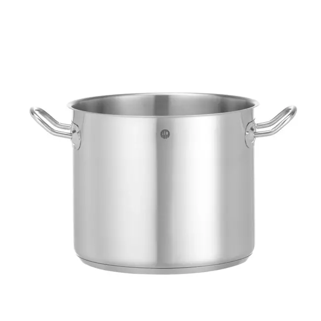 HENDI Kookpan hoog – 9L – zonder deksel – inductiegeschikt – koelblijvende handgrepen