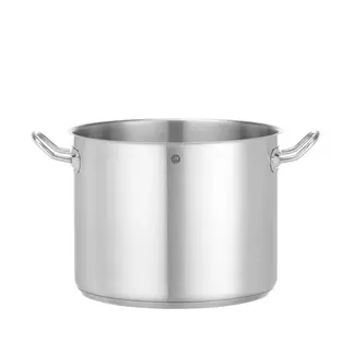 Hendi Kookpan hoog - zonder deksel - 13,5L - inductiegeschikt - koelblijvende handgrepen - ⌀280x(H)220mm