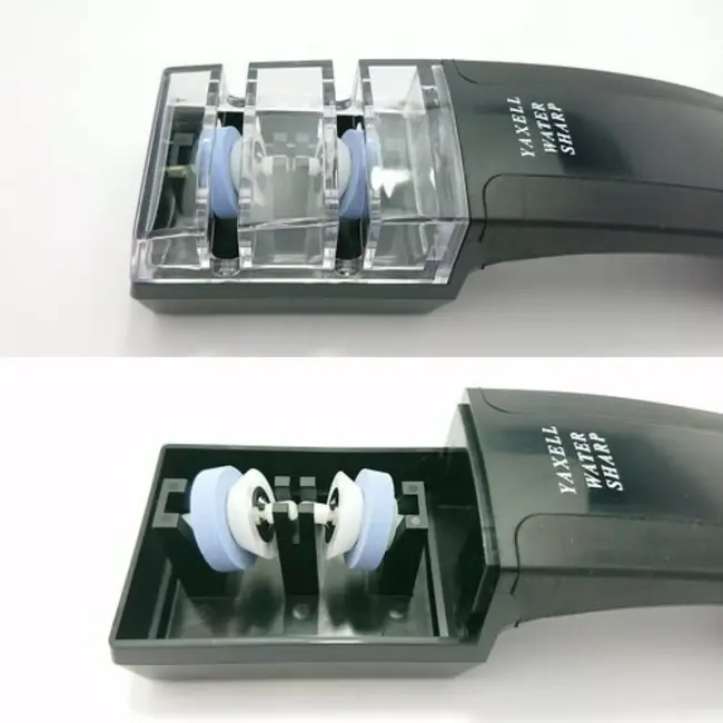 Yaxell Super Gou Messenset – Giftset – 2-delig – Messenslijper & Koksmes 20 cm – 161 Lagen Damaststaal – SG2 Staal – 63 HRC – Canvas-Micarta Heft