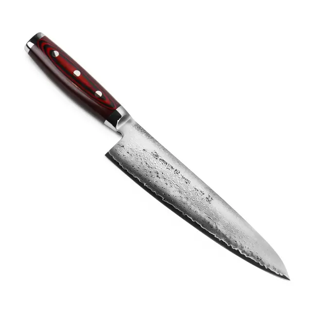 Yaxell Super Gou Messenset – Giftset – 2-delig – Messenslijper & Koksmes 20 cm – 161 Lagen Damaststaal – SG2 Staal – 63 HRC – Canvas-Micarta Heft