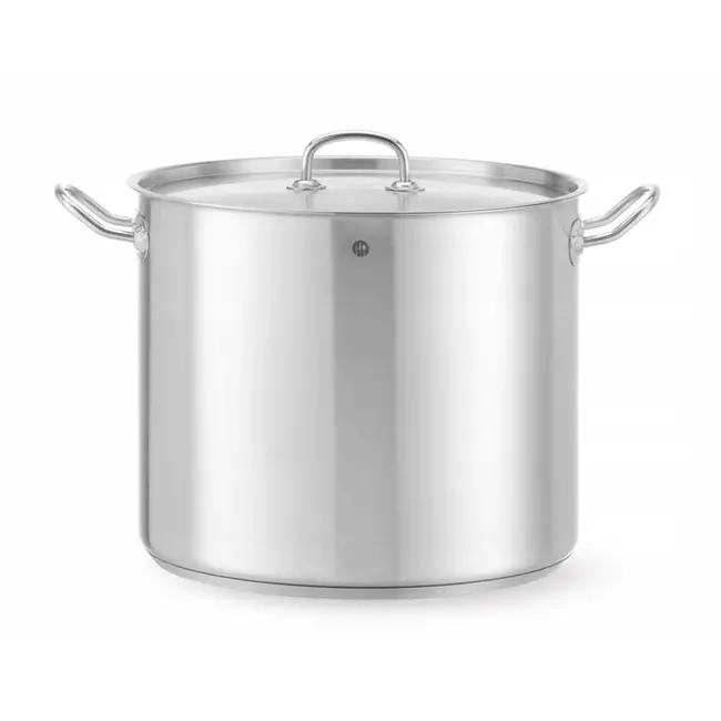 HENDI Hoge kookpan met deksel – 21L – inductiegeschikt – koelblijvende handgrepen – Ø320x270 mm