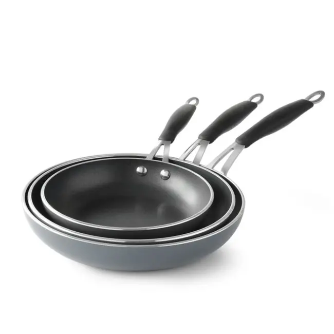 HENDI Koekenpan – Aluminium – Teflon anti-aanbaklaag – Ø32 cm – Siliconen greep