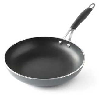 HENDI Koekenpan – Superieure hittegeleiding – Teflon anti-aanbaklaag – Ø 26 cm – Siliconen greep