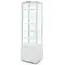 Arktic Koelvitrine – 270L – wit – LED-verlichting – verrijdbaar – anti-condens – 5 schappen