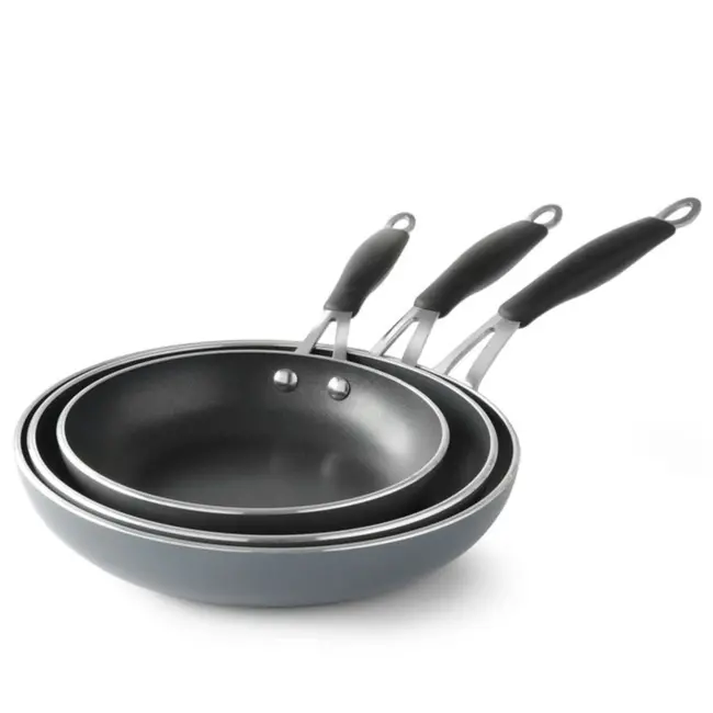 HENDI Koekenpan – Aluminium – Teflon anti-aanbaklaag – Ø 200 mm – Siliconen greep