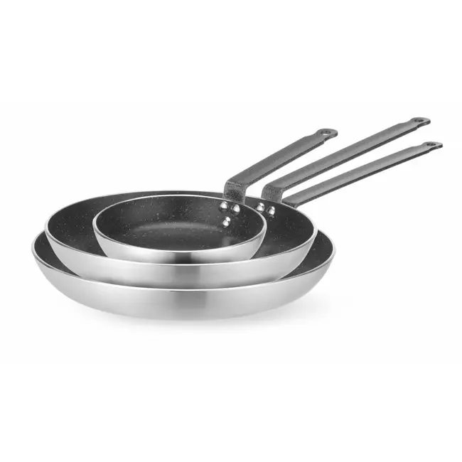 HENDI Koekenpan – Aluminium – Marble anti-aanbaklaag – Ø 390 mm – Hittebestendig tot 260°C