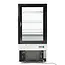 Arktic Koelvitrine – 3 schuine schappen – 300L – LED-verlichting – verrijdbaar – roestvast staal