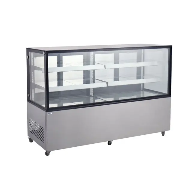 Arktic Koelvitrine – 2 schappen – 610L – dubbelglas – LED verlichting – verrijdbaar