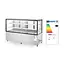 Arktic Koelvitrine – 2 schappen – 610L – dubbelglas – LED verlichting – verrijdbaar