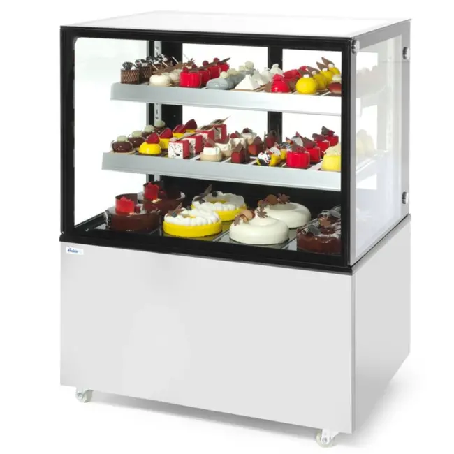 Arktic Koelvitrine – 2 schappen – 300L – LED-verlichting – verrijdbaar – 0˚ tot 6˚C