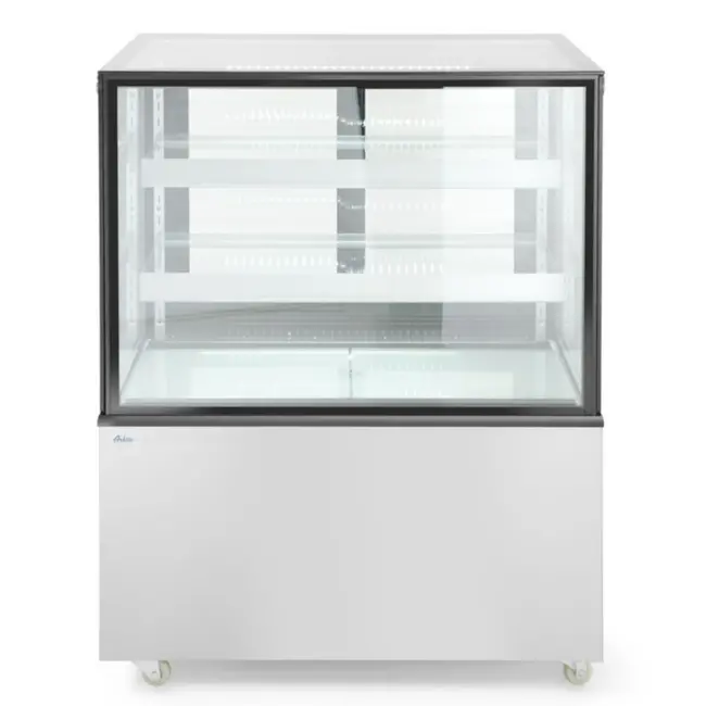 Arktic Koelvitrine – 2 schappen – 300L – LED-verlichting – verrijdbaar – 0˚ tot 6˚C