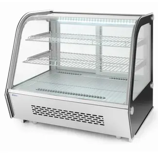 Arktic Gebaksvitrine 120 liter met dubbelglas en 2 verstelbare schappen