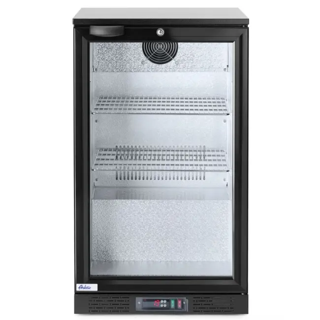 Arktic Ruime backbar koelkast – 103L – zwart – LED-verlichting – gehard glas – 2-10 °C