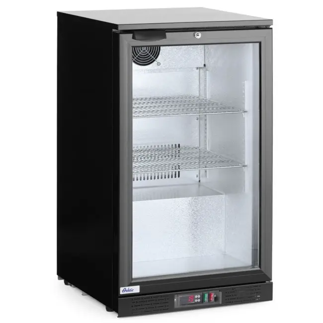 Arktic Ruime backbar koelkast – 103L – zwart – LED-verlichting – gehard glas – 2-10 °C