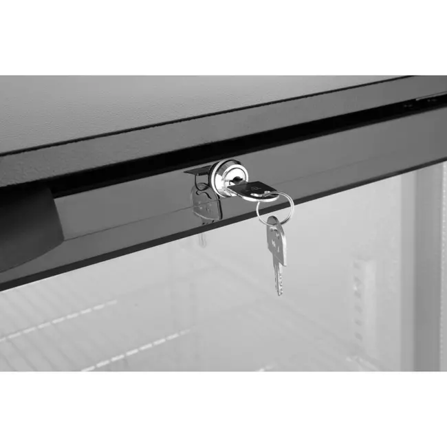 Arktic Ruime backbar koelkast – 103L – zwart – LED-verlichting – gehard glas – 2-10 °C