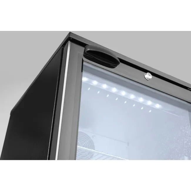 Arktic Ruime backbar koelkast – 103L – zwart – LED-verlichting – gehard glas – 2-10 °C