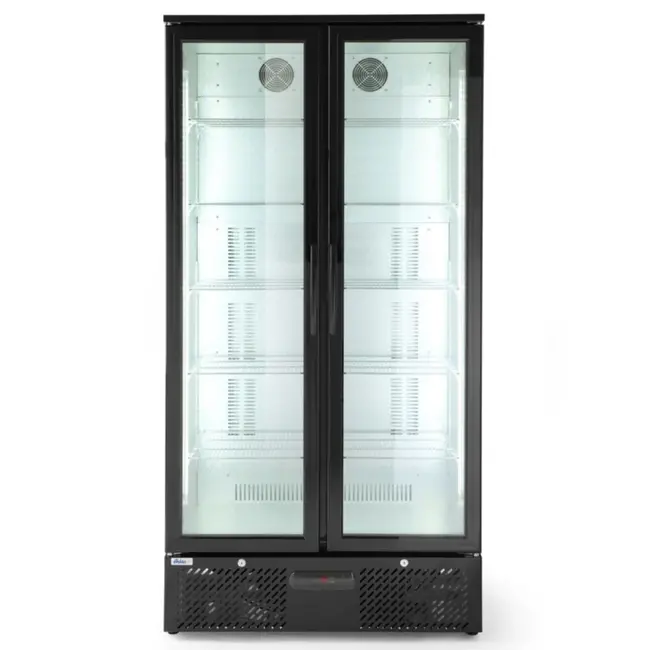 Arktic Ruime backbar koelkast – dubbele deuren – LED-verlichting – 477L – zwart