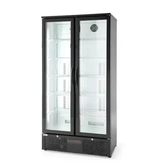 Arktic Ruime backbar koelkast – dubbele deuren – LED-verlichting – 477L – zwart