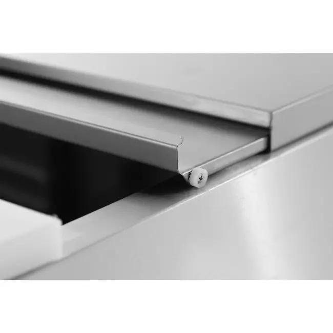 Arktic Saladette met 2 deuren – 300L – roestvast staal – geforceerde luchtkoeling – 912x702x888 mm