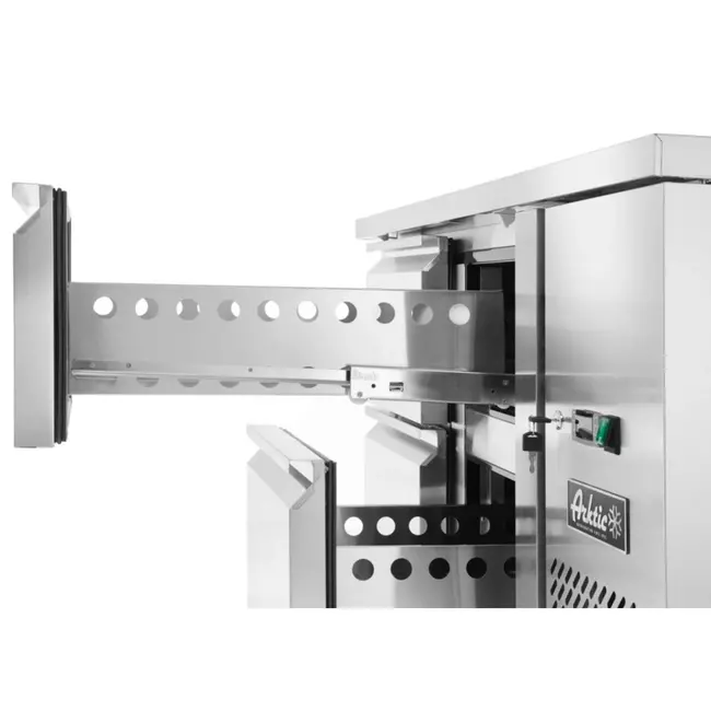 Arktic Koelwerkbank met 4 lades – roestvast staal – geforceerde luchtkoeling – 280L